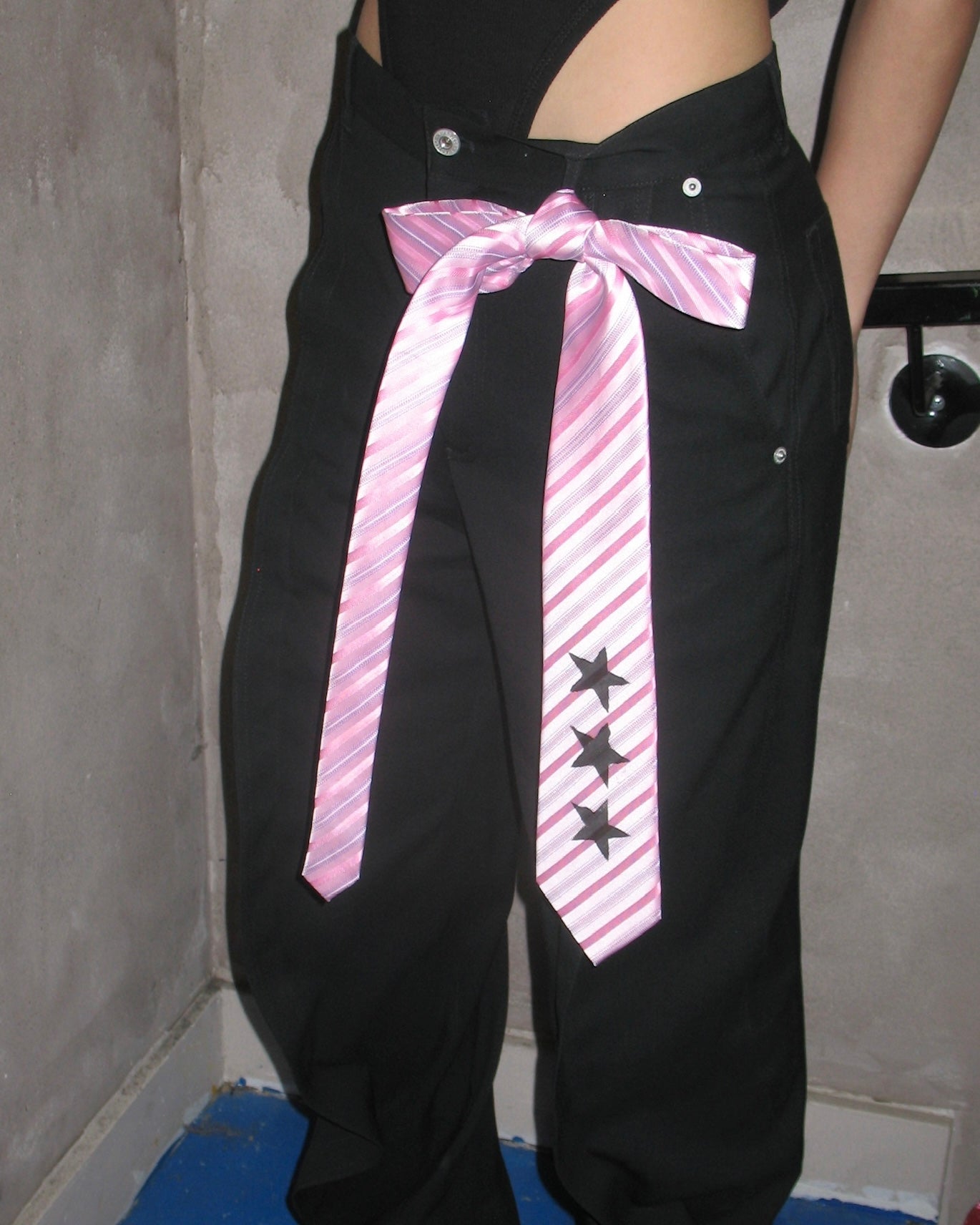 Pink Sigil Stars Tie