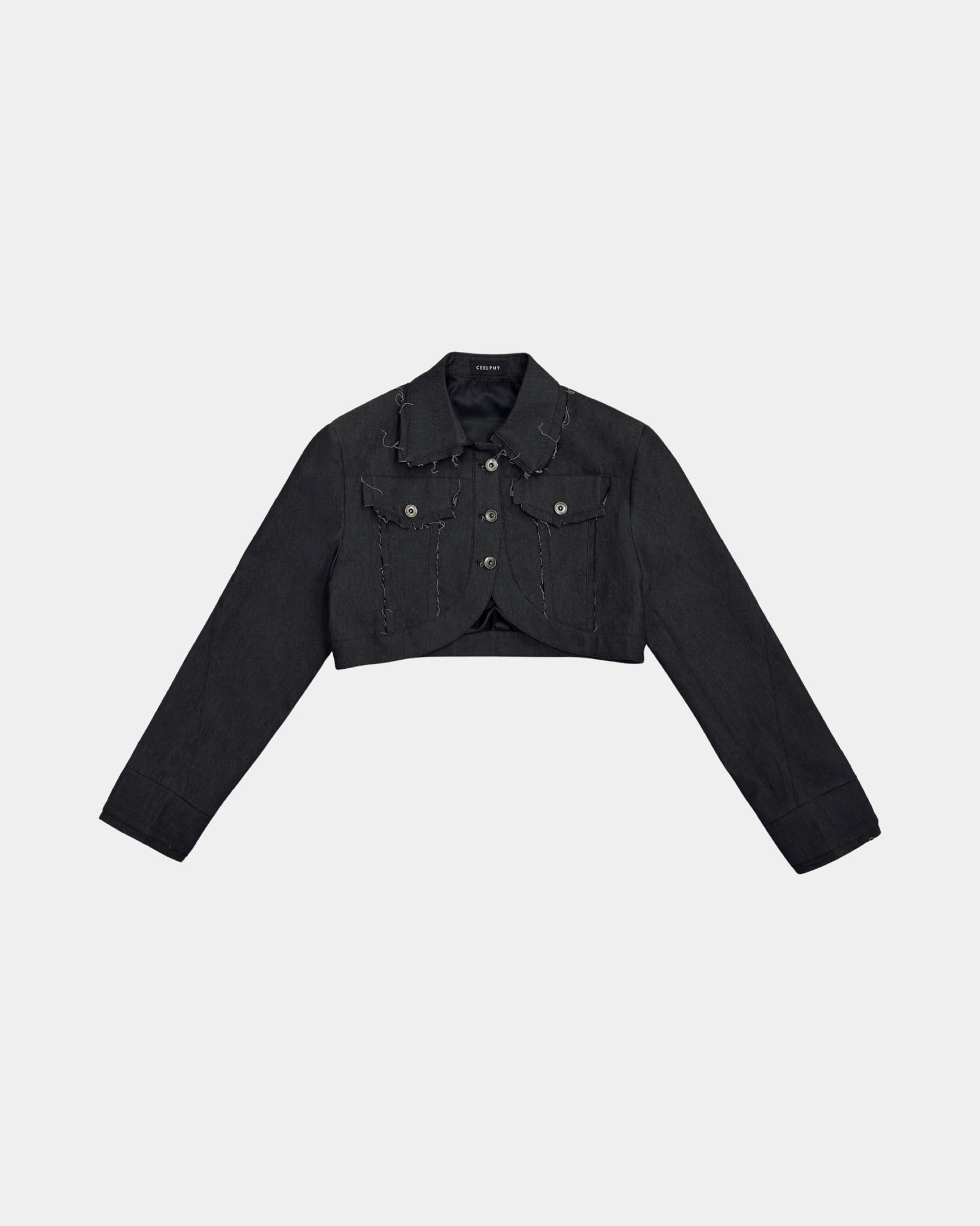 Jean Coat Black Cropped Jean Jacket Womens Cropped Denim Jacket