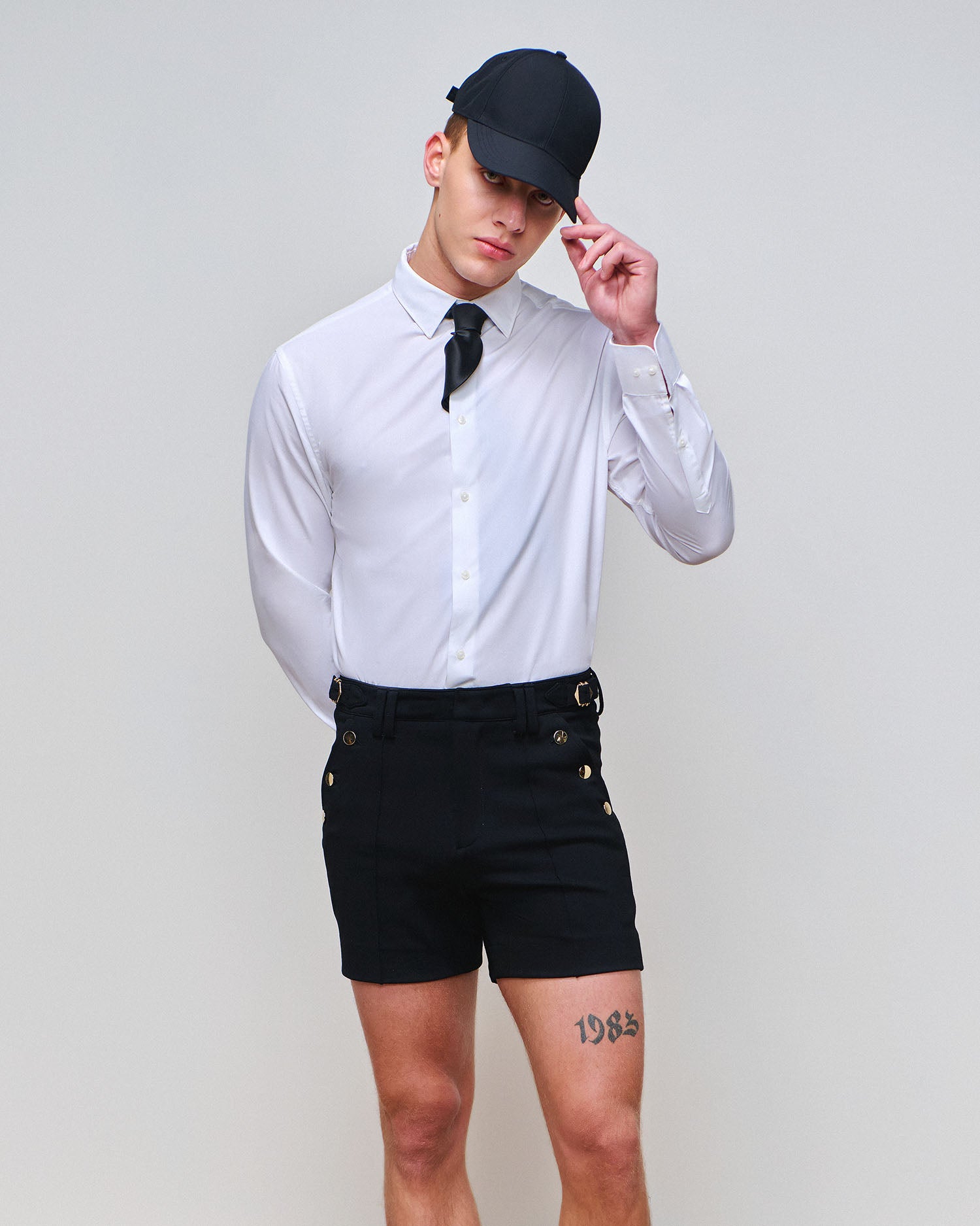 Asher Black Ponte Short