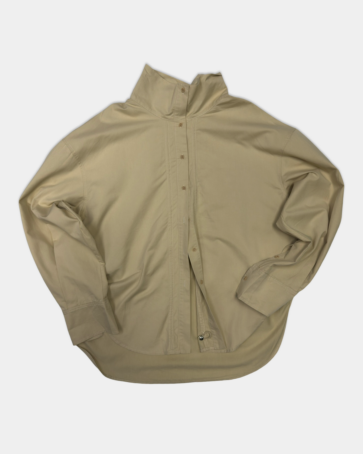 Crewneck Shirt with Drawstrings
