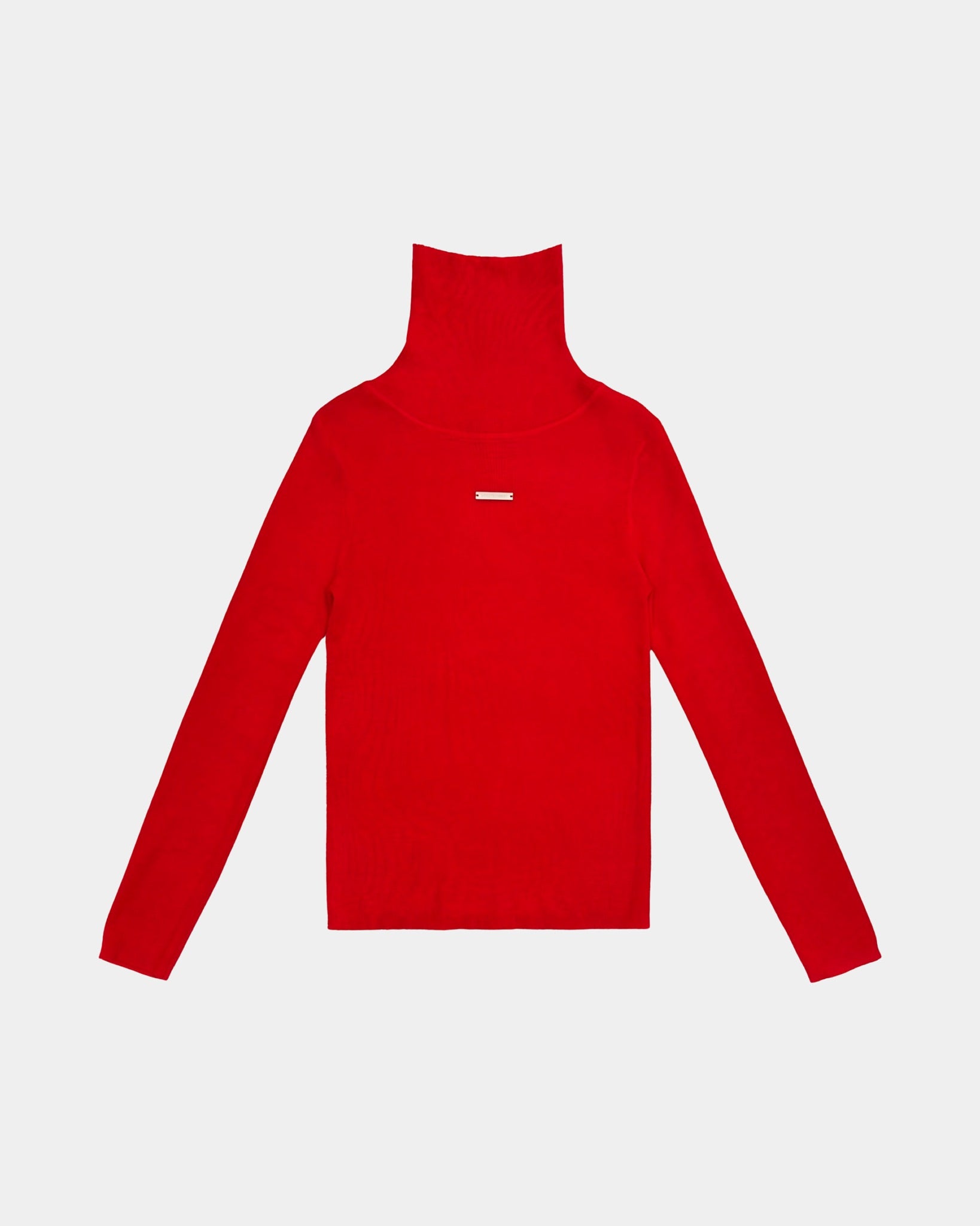 Nonattachment Red Turtleneck Long Sleeve