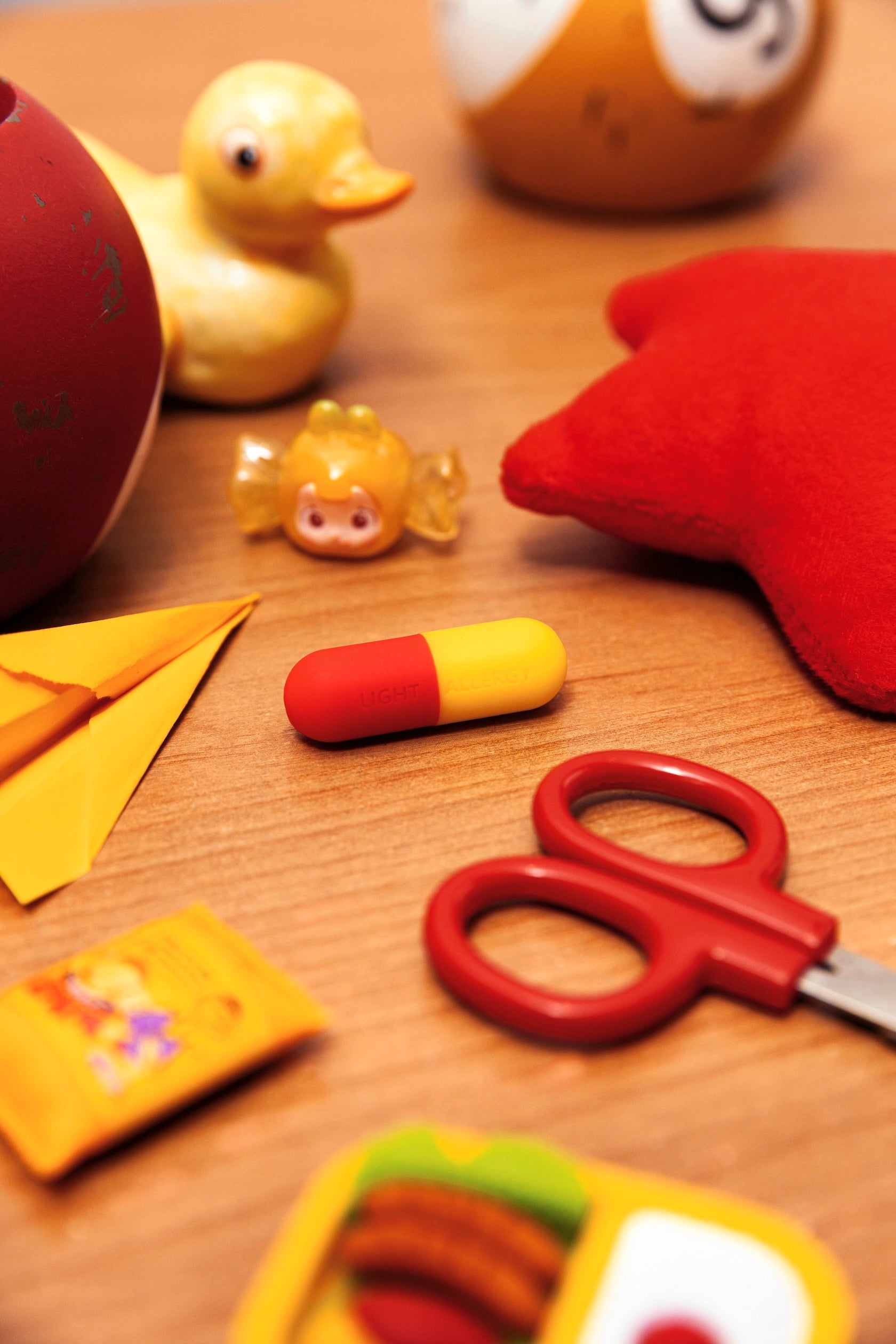 Yellow and Red Overdose Hair Clip