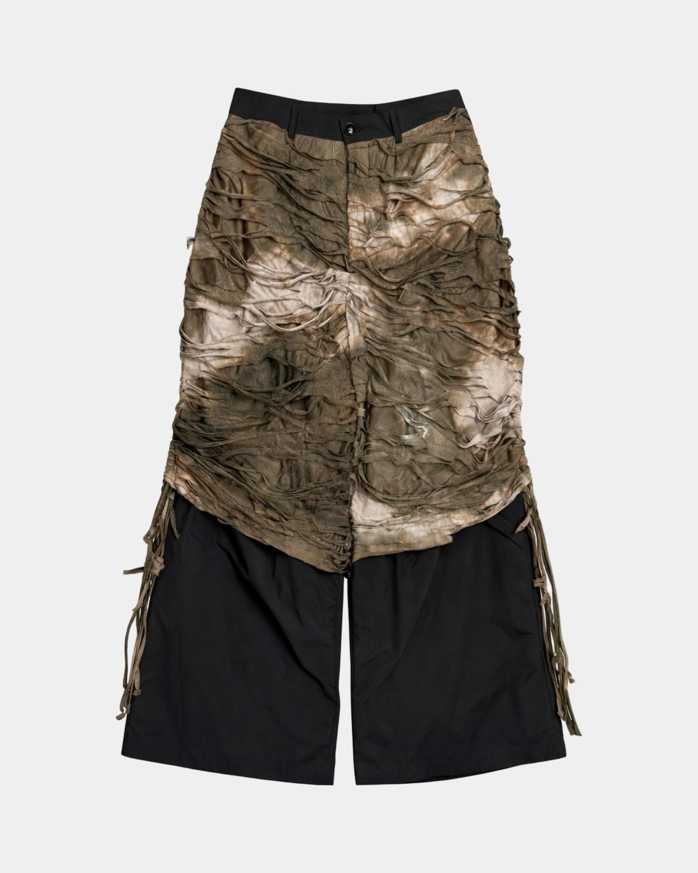 Remake Layered Drape Trousers with Gathered Over-Skirt