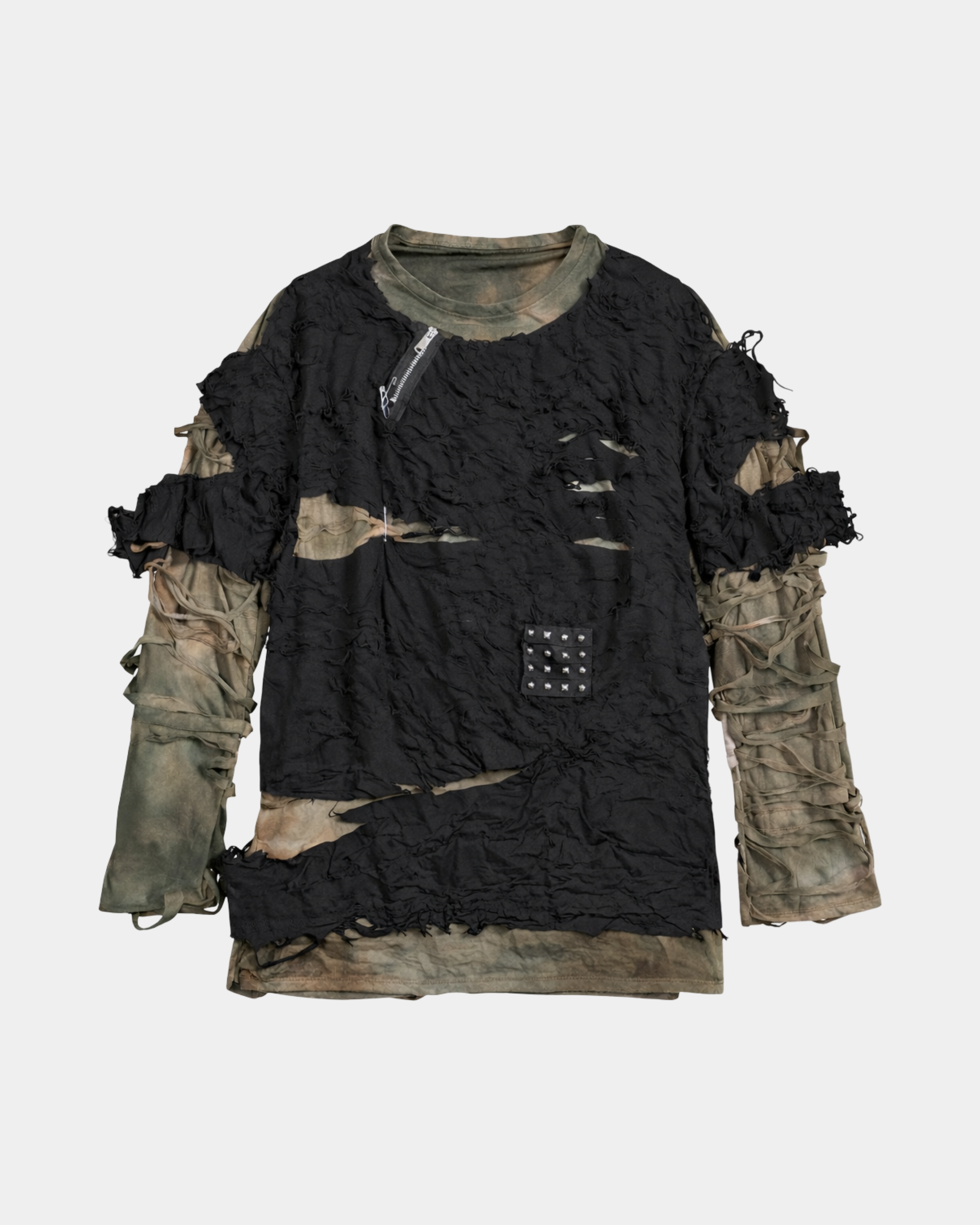 Remake Ruched Layered Deconstructed Top