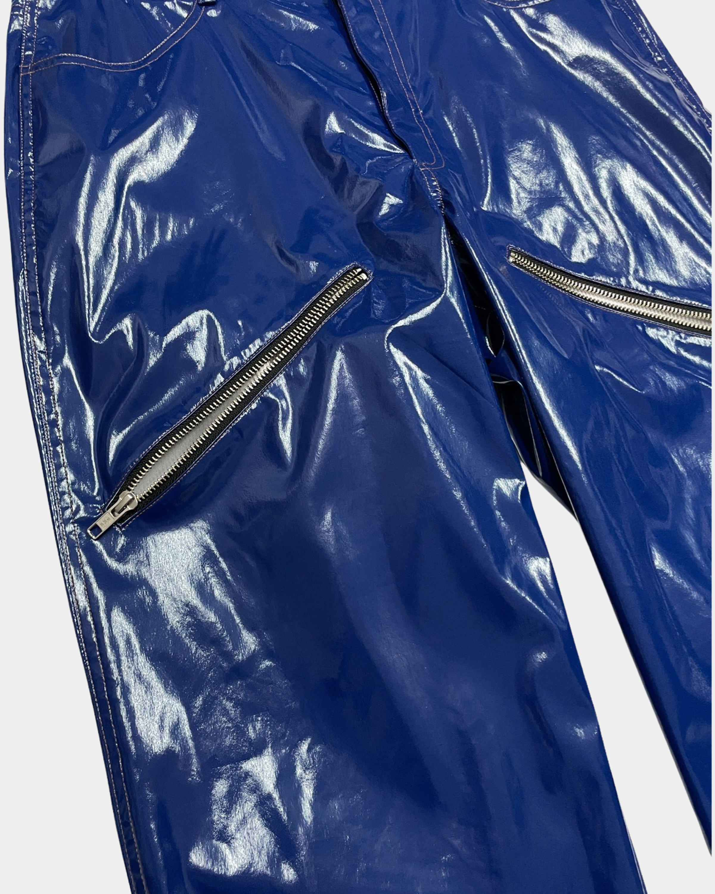 Sad Zip Latex Pants