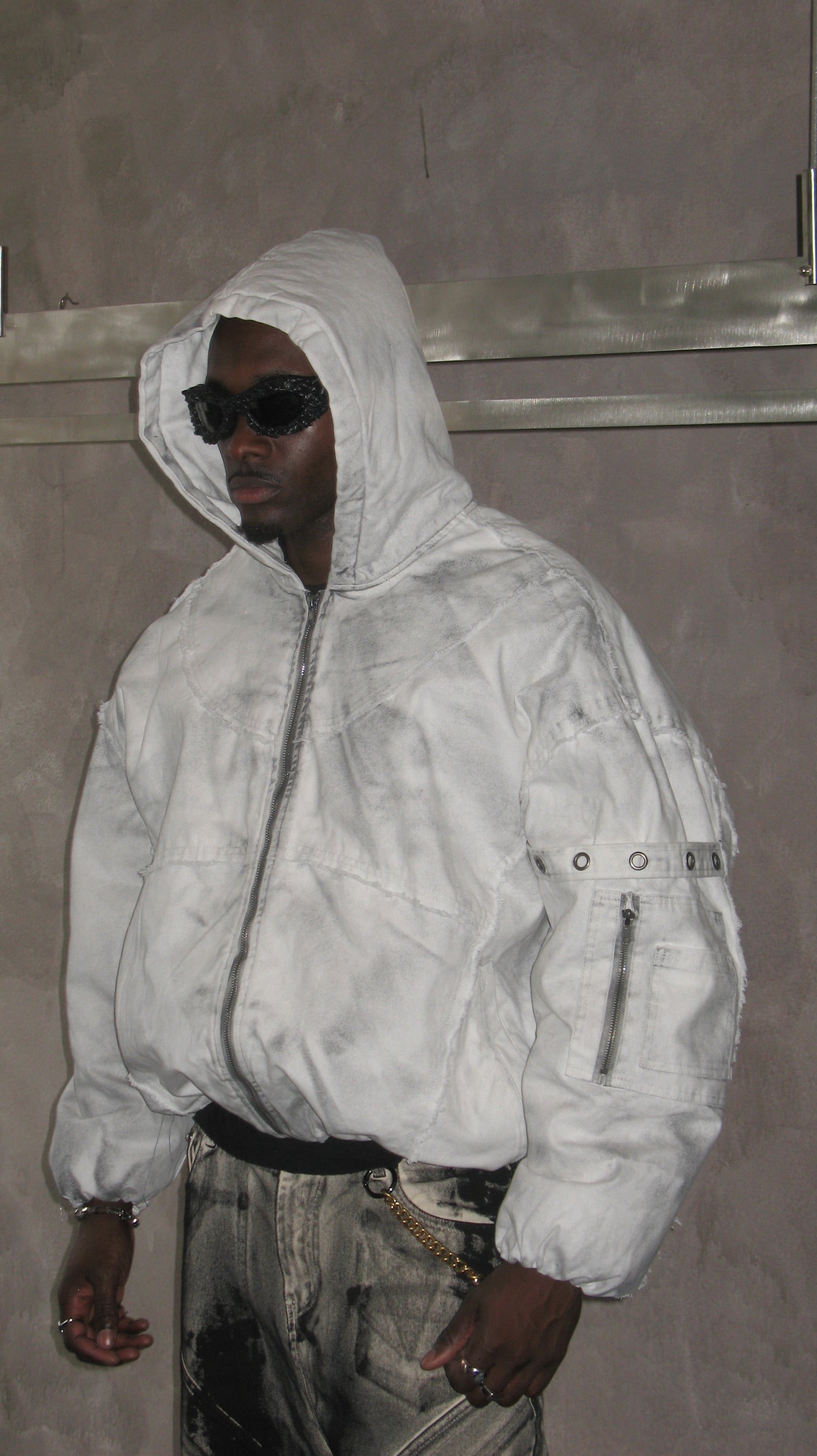 Deconstructed Ash Insulated Jacket