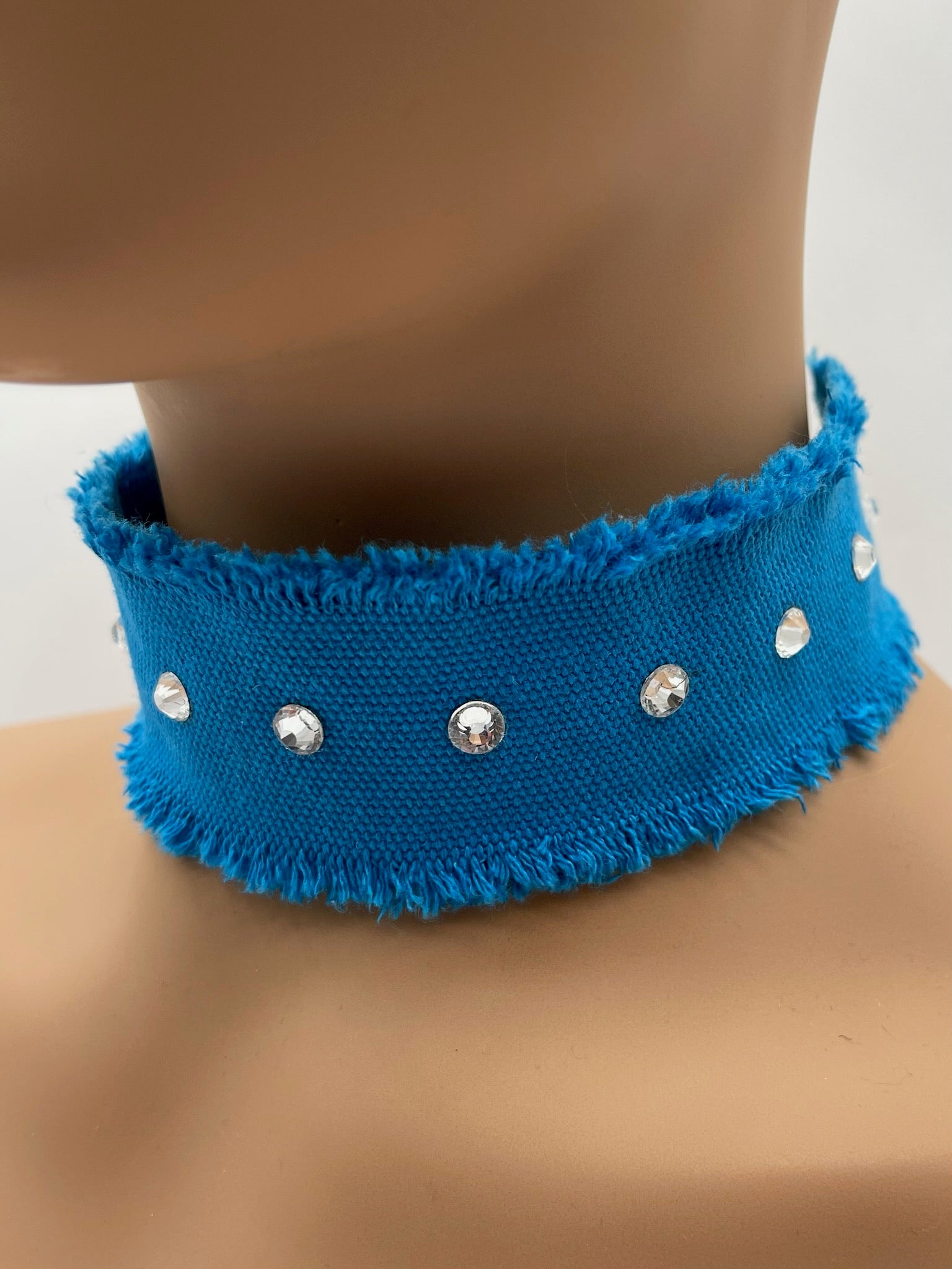 Blue Diamond Choker