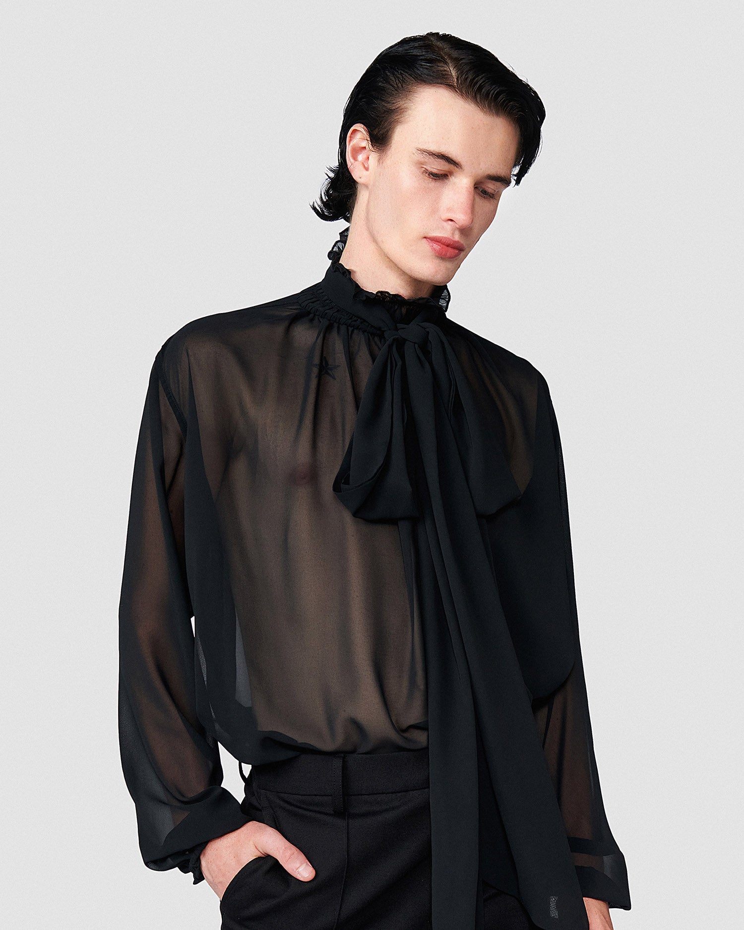 Lexington Chiffon Bow Top