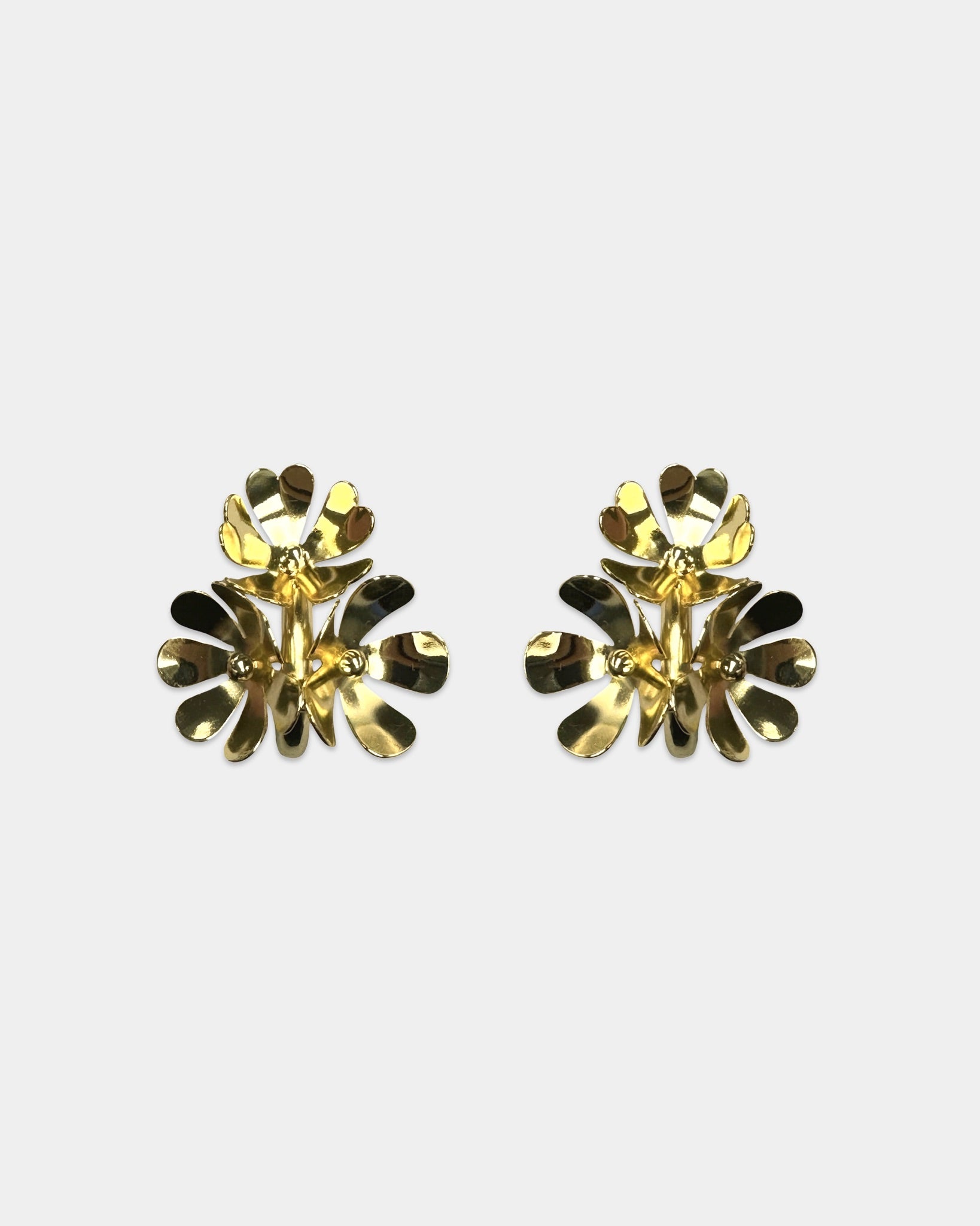 Golden Clover Earrings