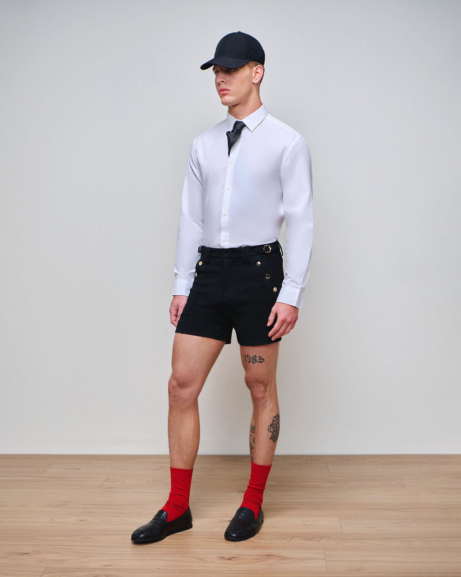 Asher Black Ponte Short