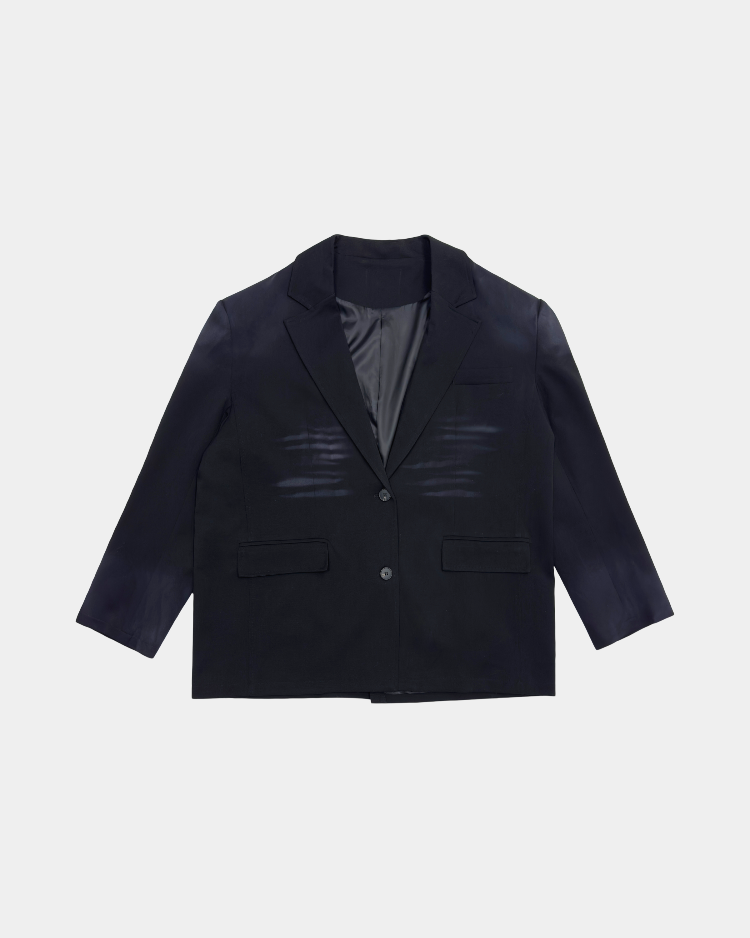 Black Wash Faded Blazer