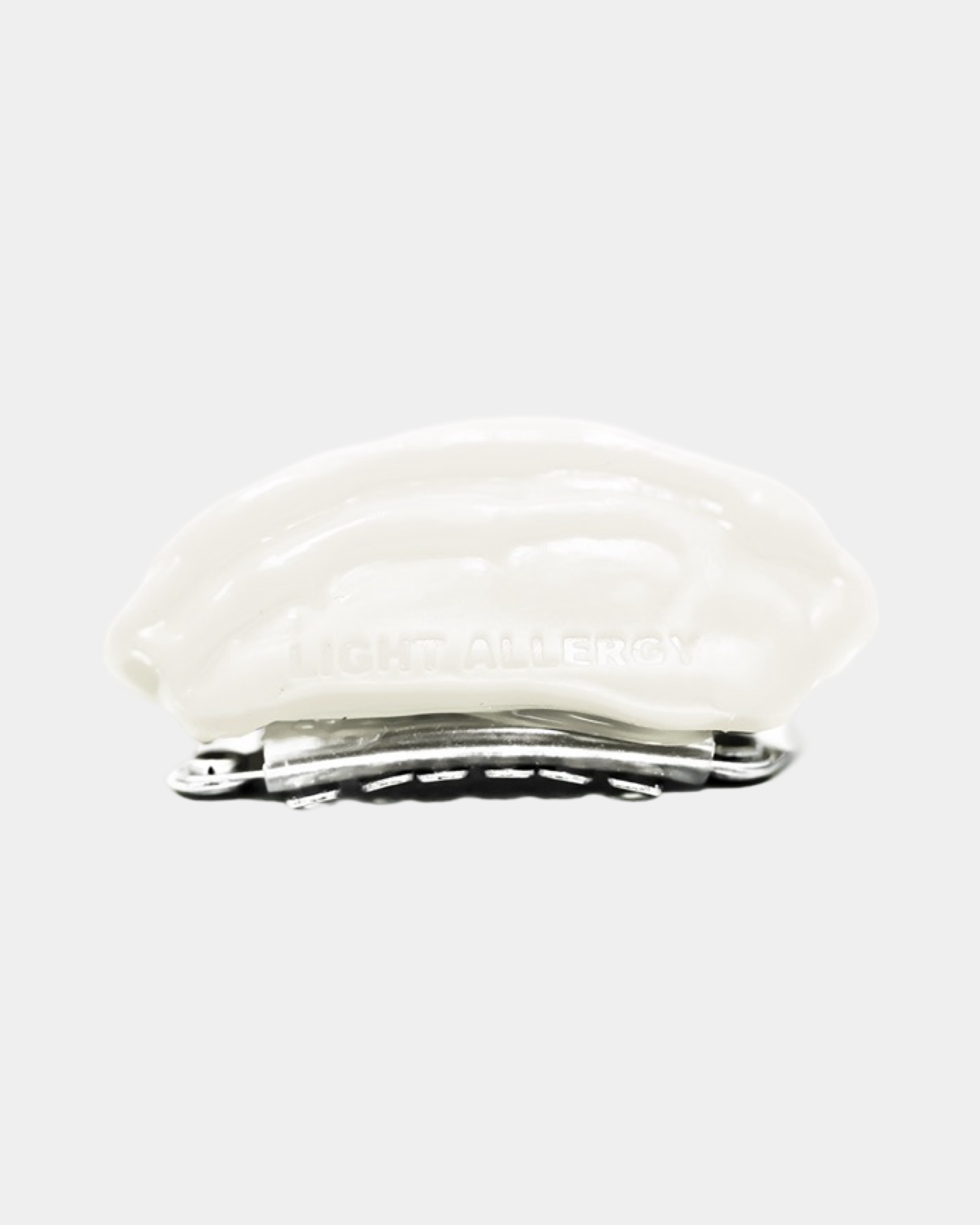 White Gum Hair Clip