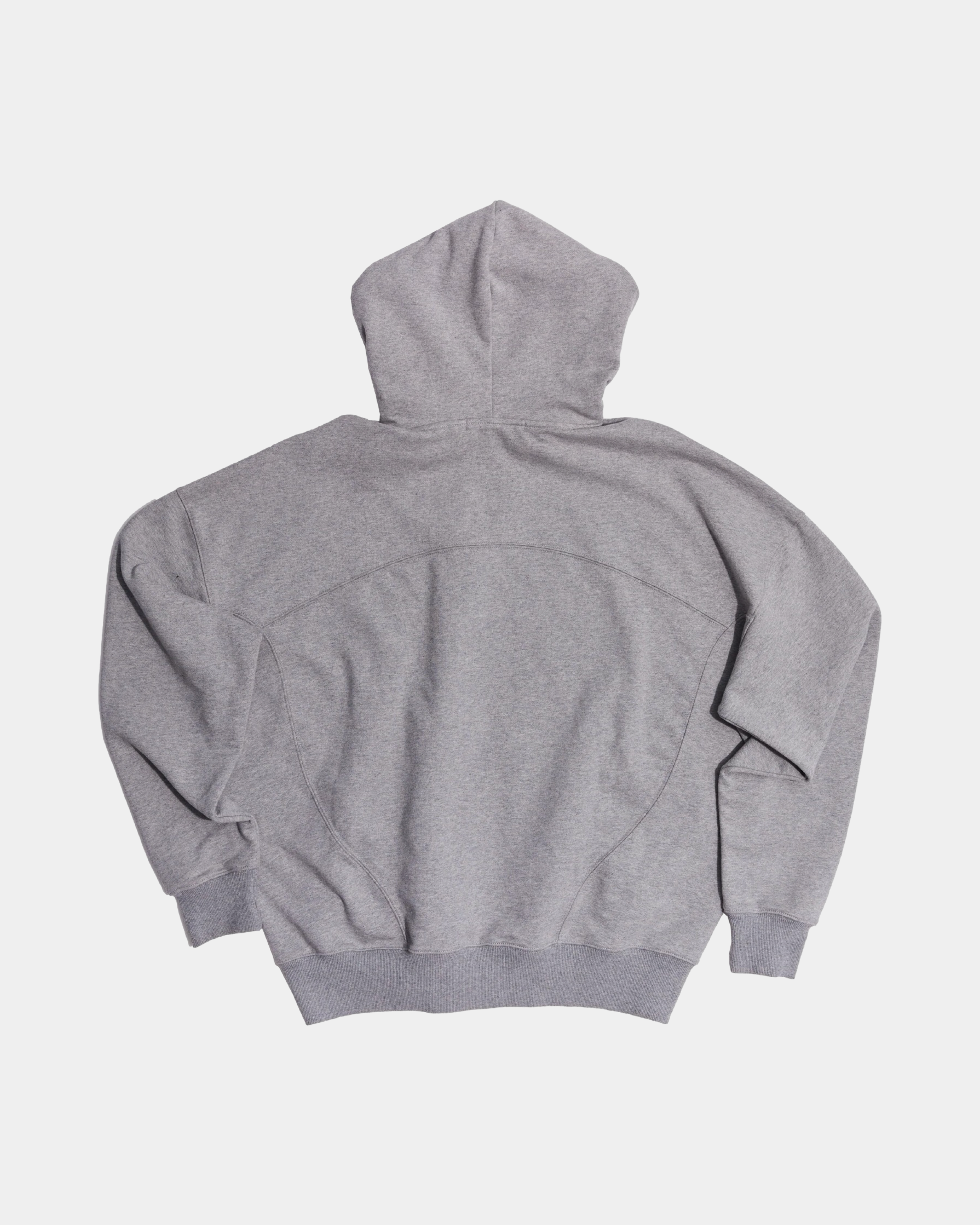 Grey College Tie Hoodie (Comes with tie)