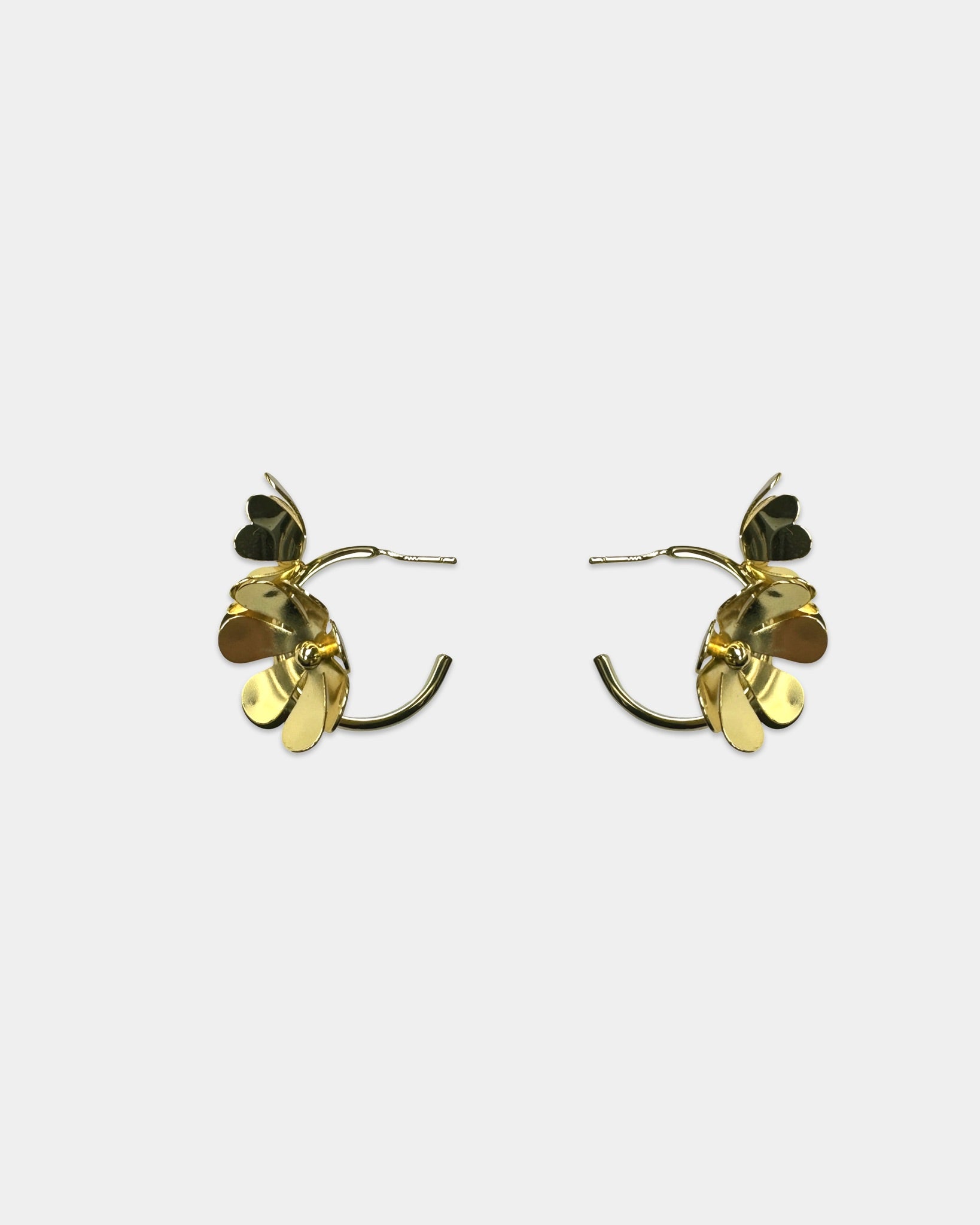 Golden Clover Earrings