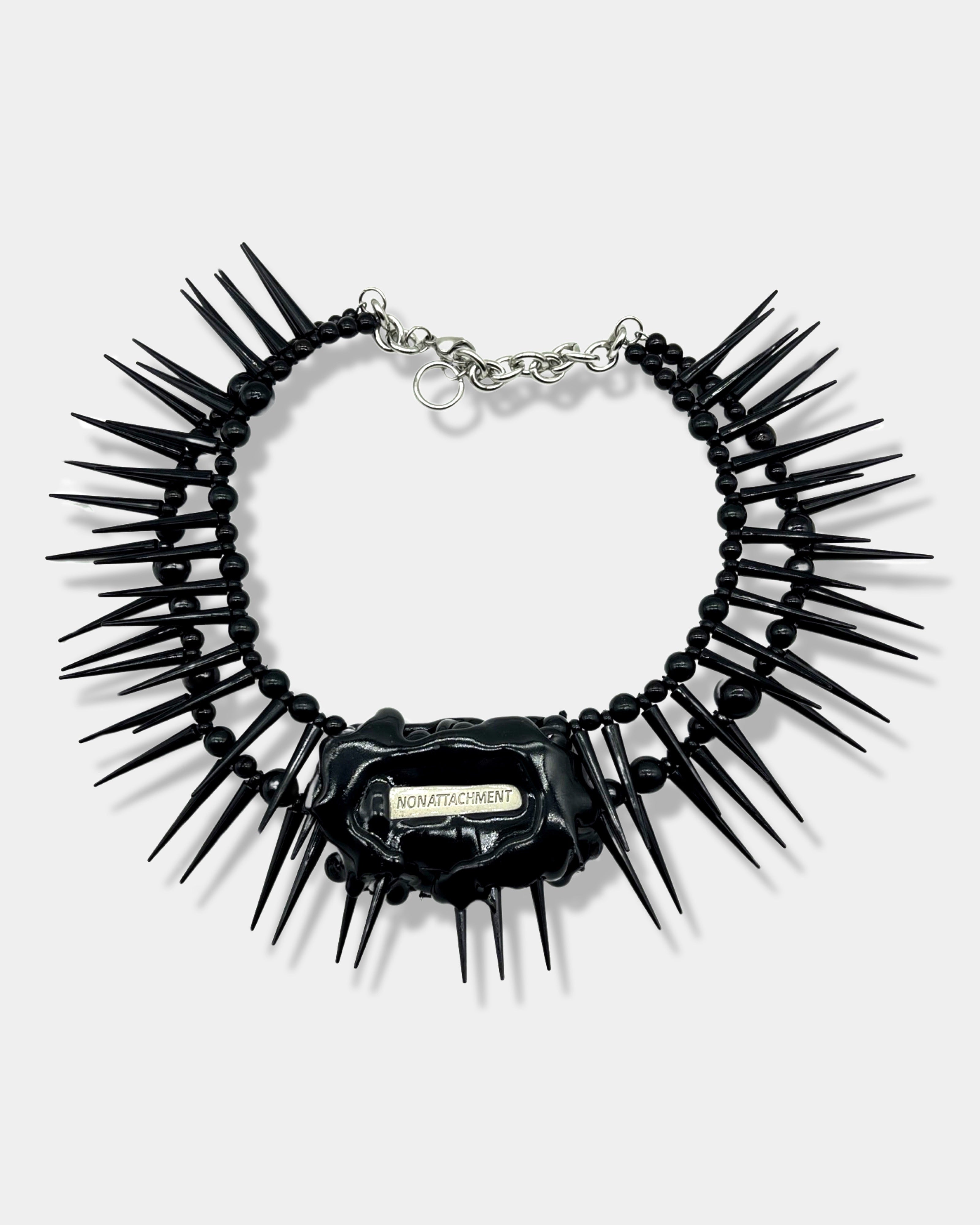 Logo Spiked Necklace