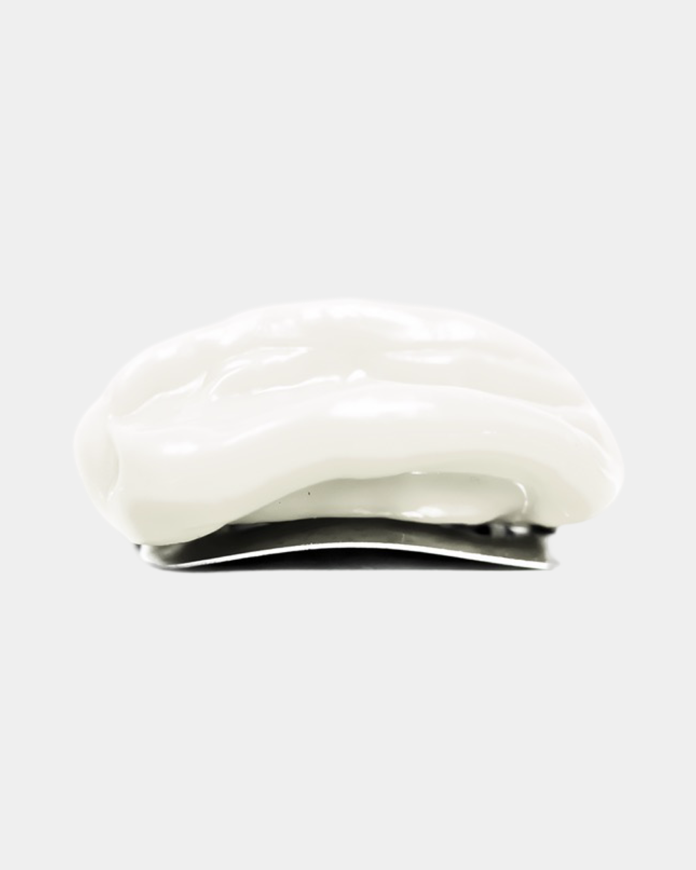 White Gum Hair Clip