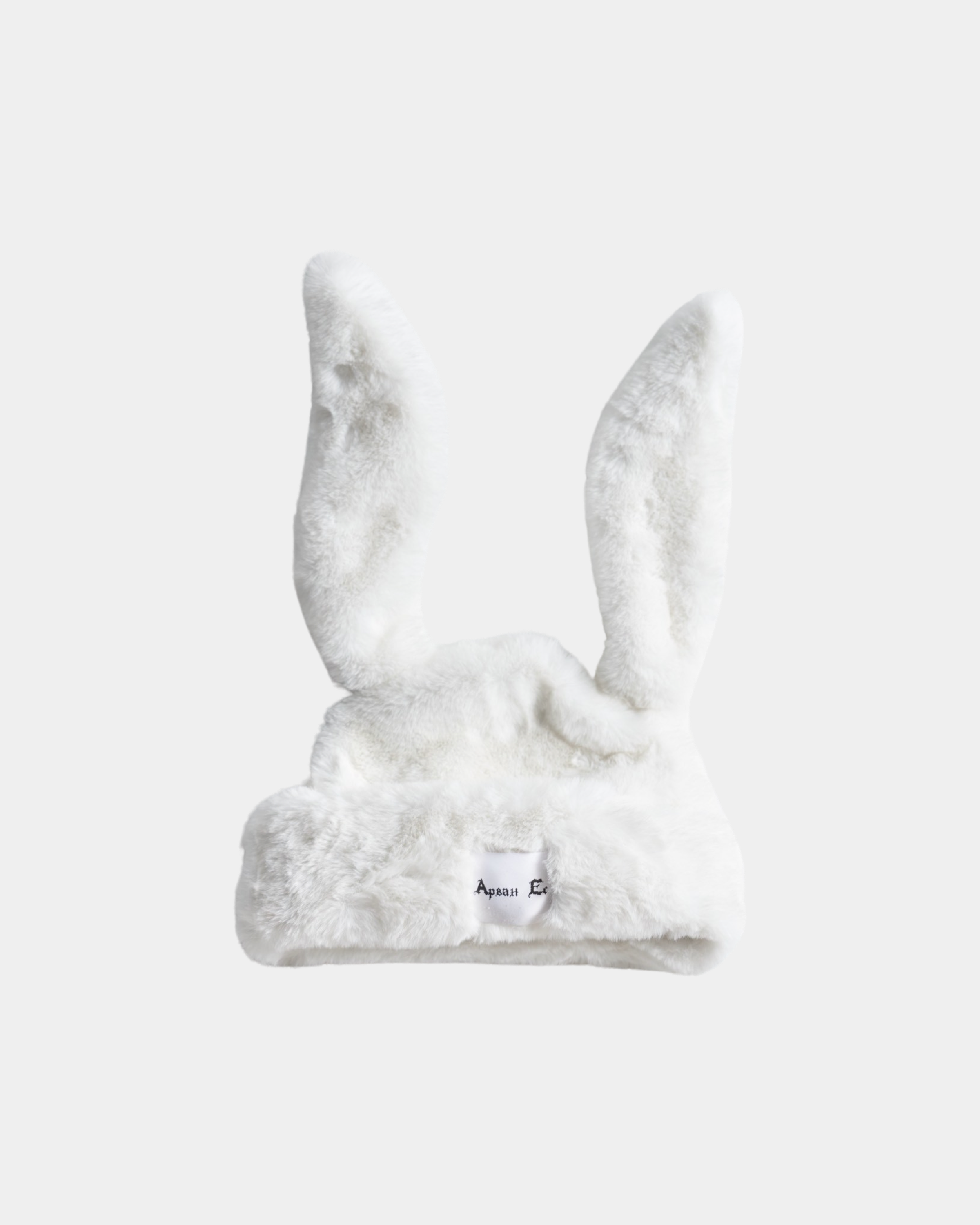 SUPER SOFT TOUCH BUNNY BEANIE (WHITE)