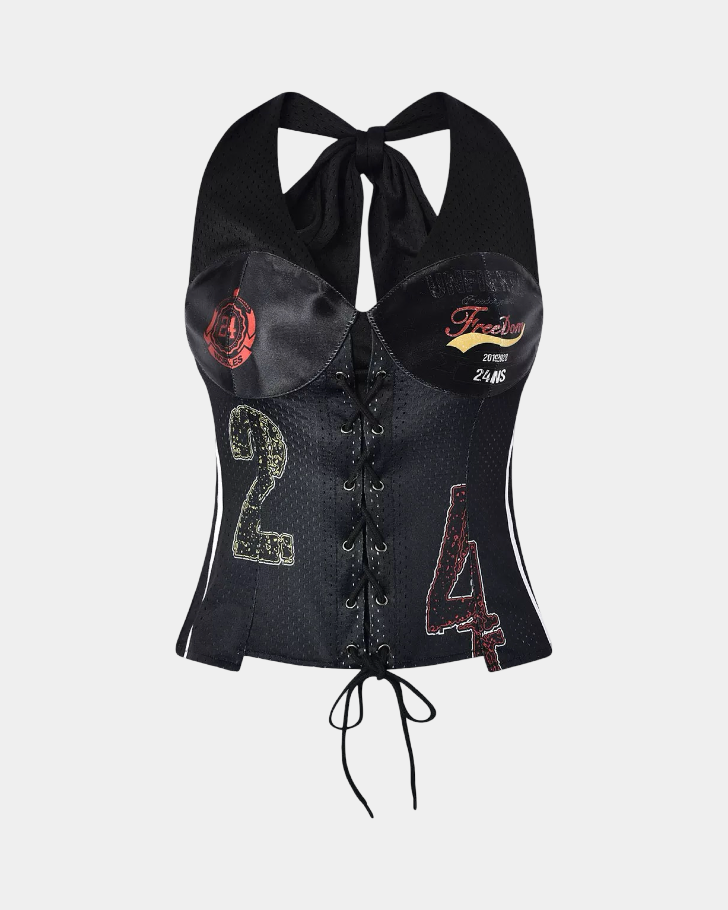 Black Jersey Halter Top