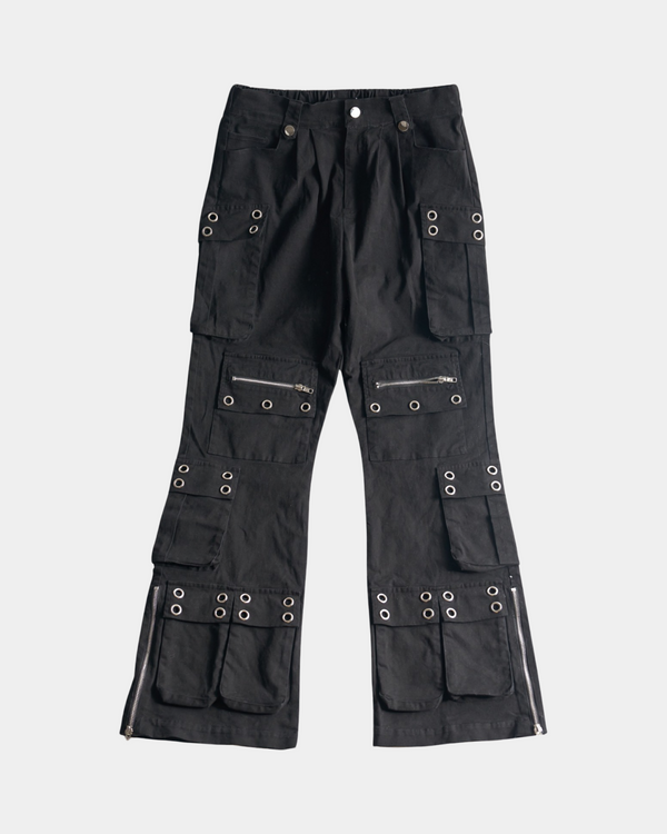 Multi-Pocket Pants (Black)