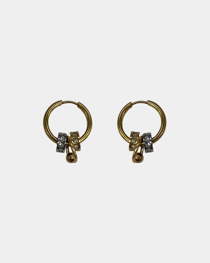Golden Mini Hoop Earrings