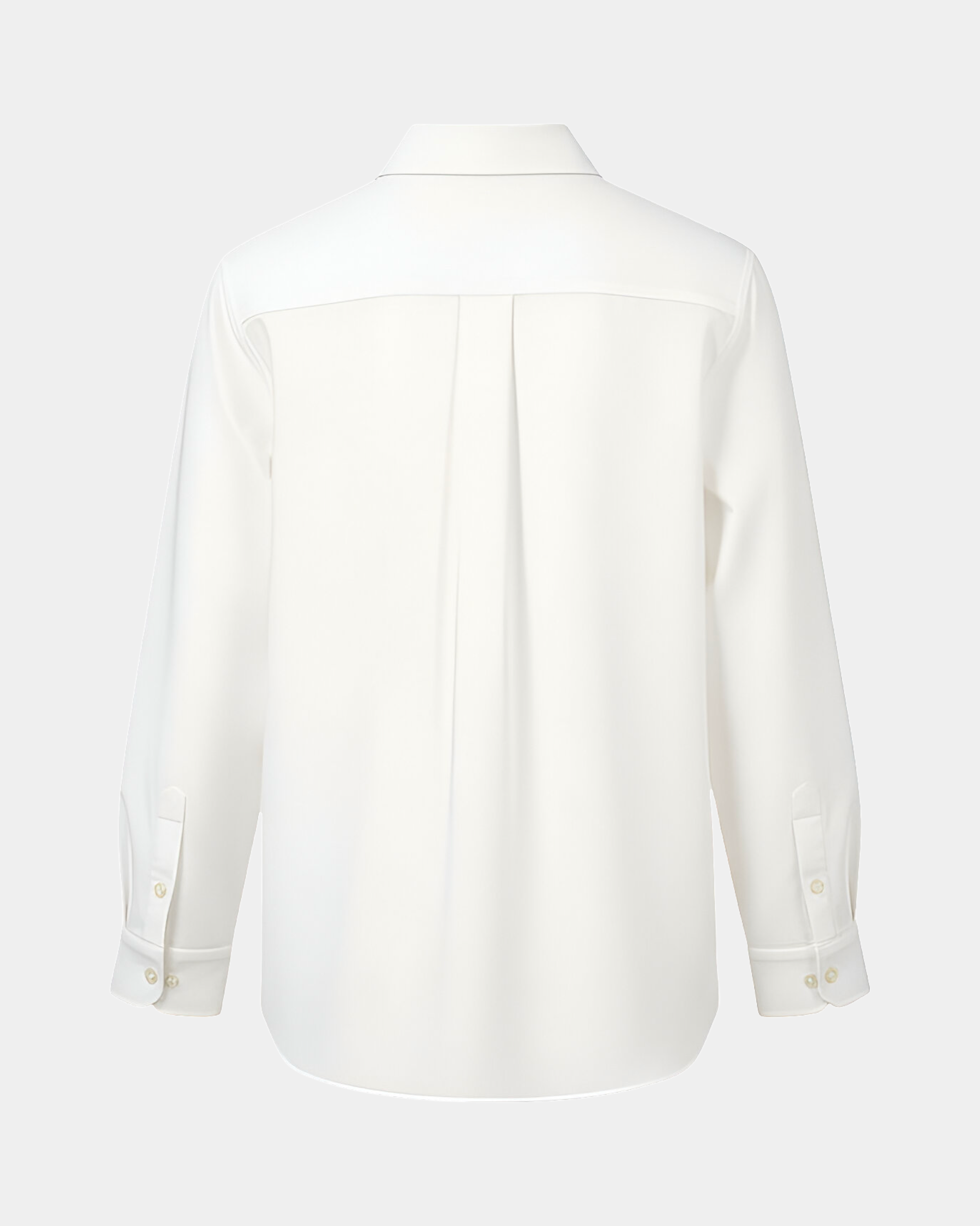 Pony Long Sleeve White Shirt