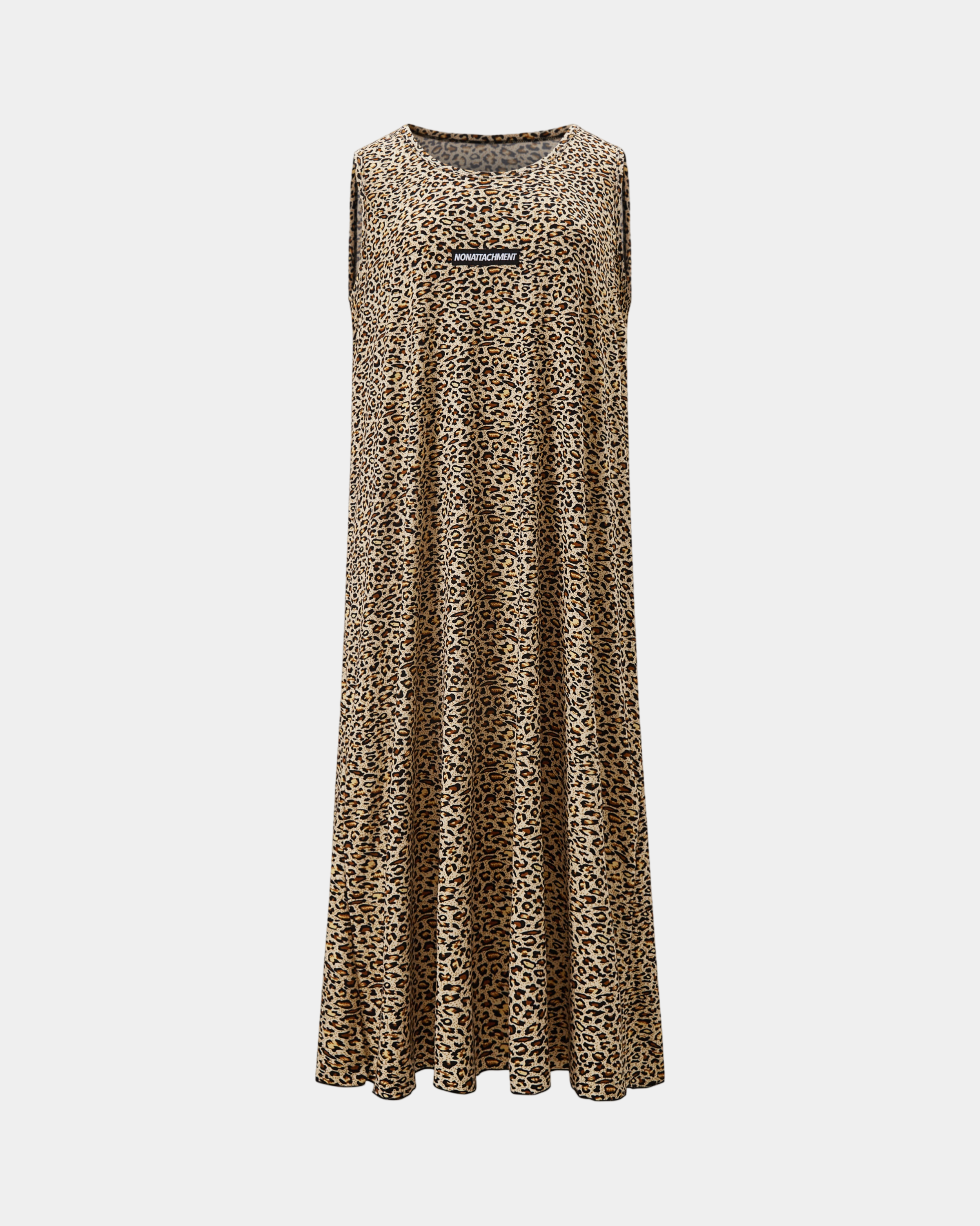 Leopard Print Lounge Tank Dress