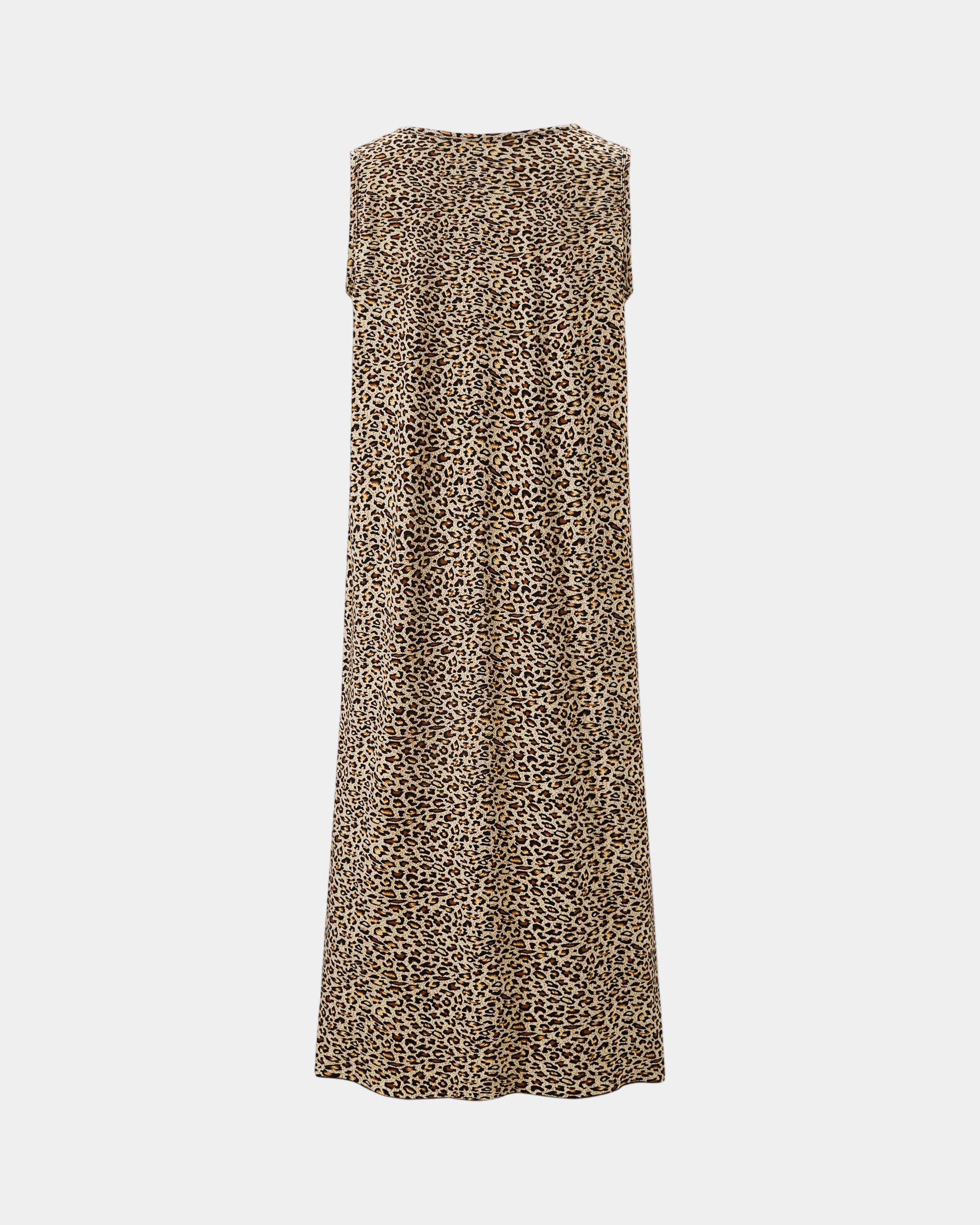 Leopard Print Lounge Tank Dress