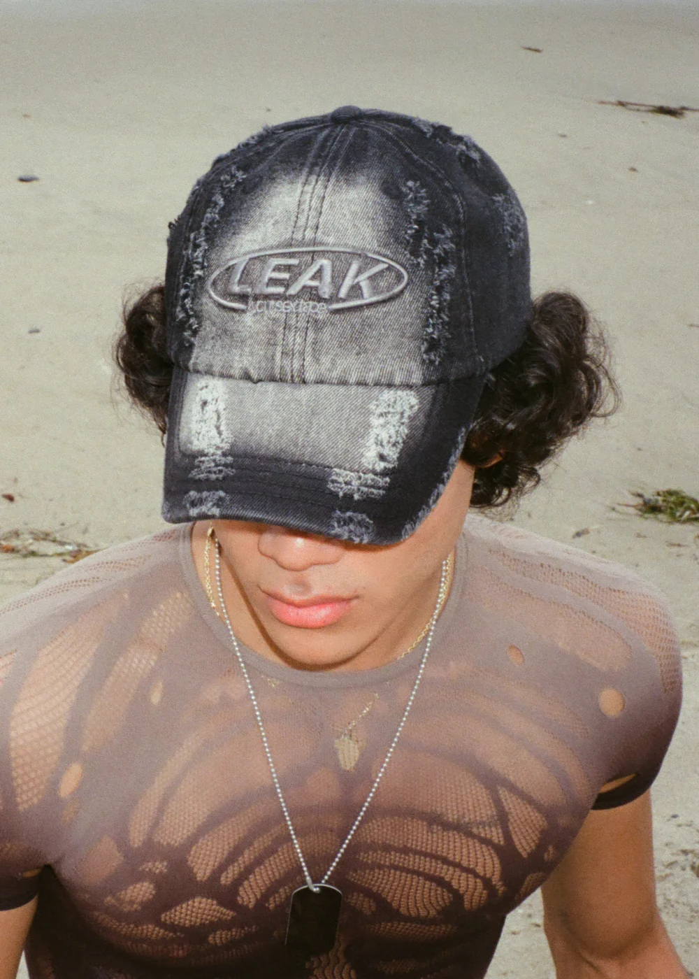 DENIM RAN-THRU CAP