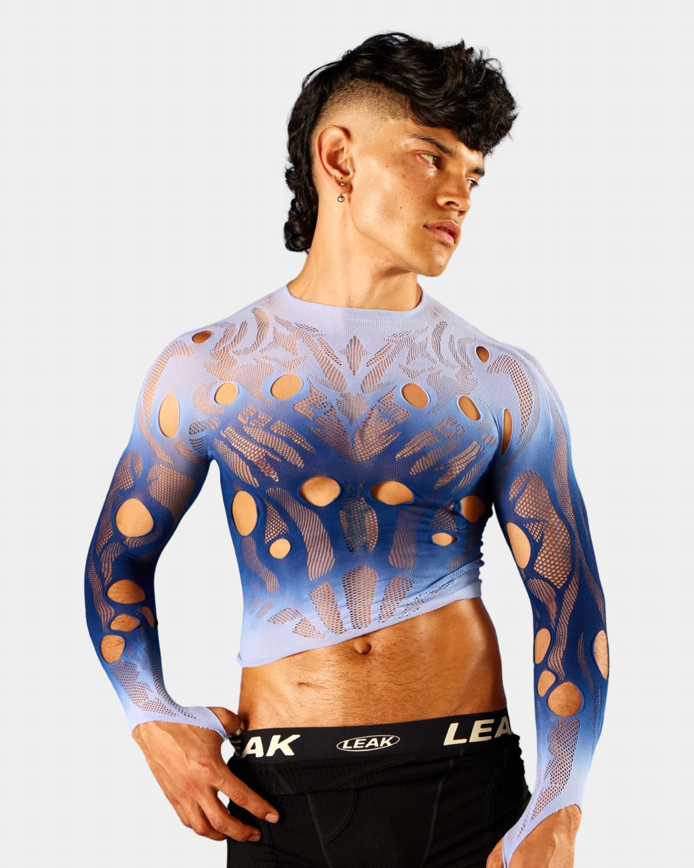 ANGEL LONG SLEEVE TEE BLUE