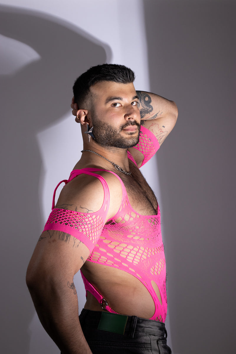 Pink Combat Bodysuit