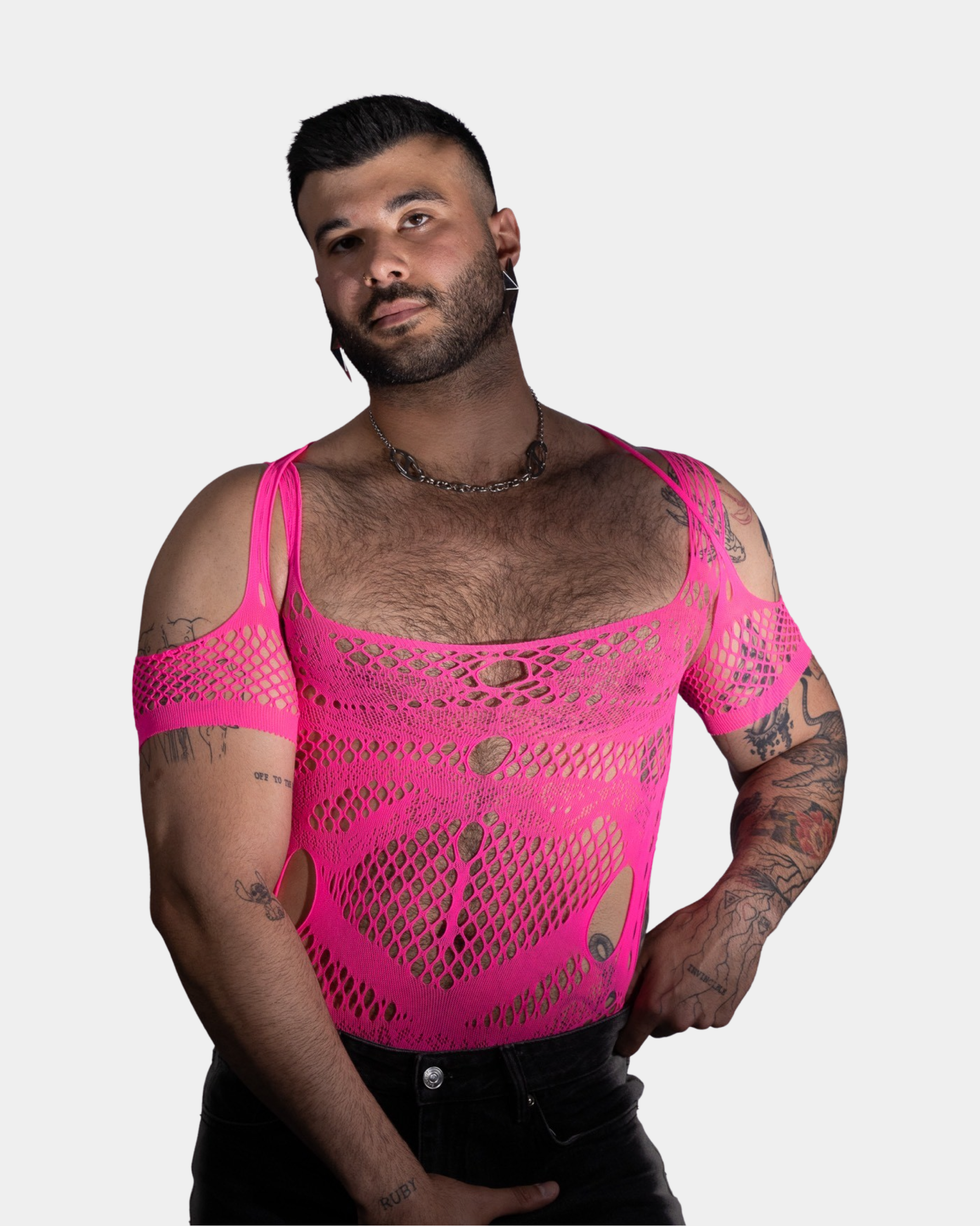 Pink Combat Bodysuit