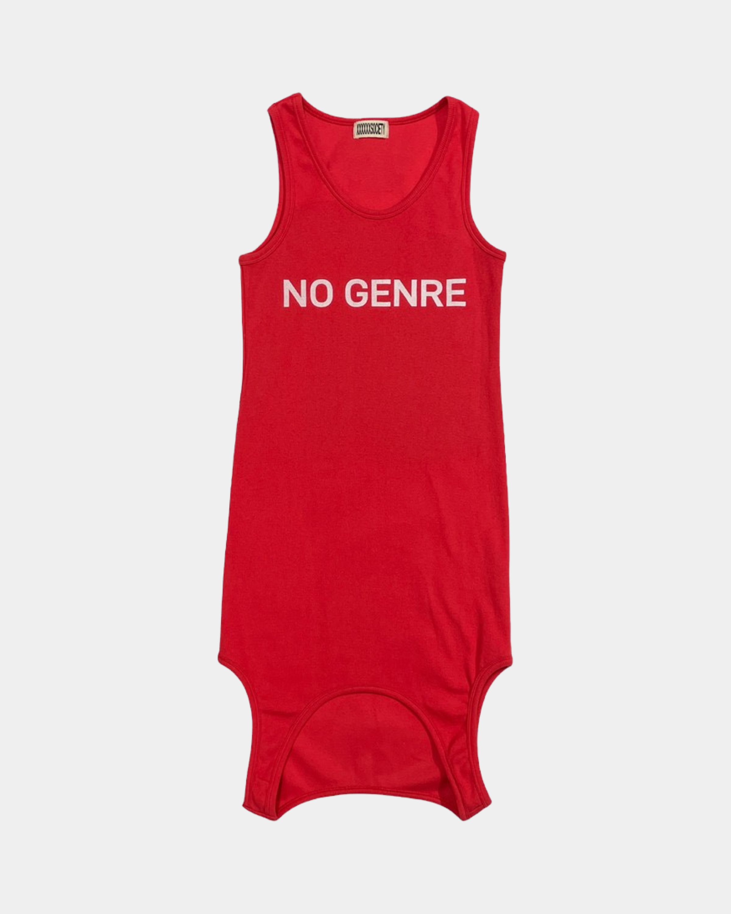 Red No Genre Up Down One-piece Top