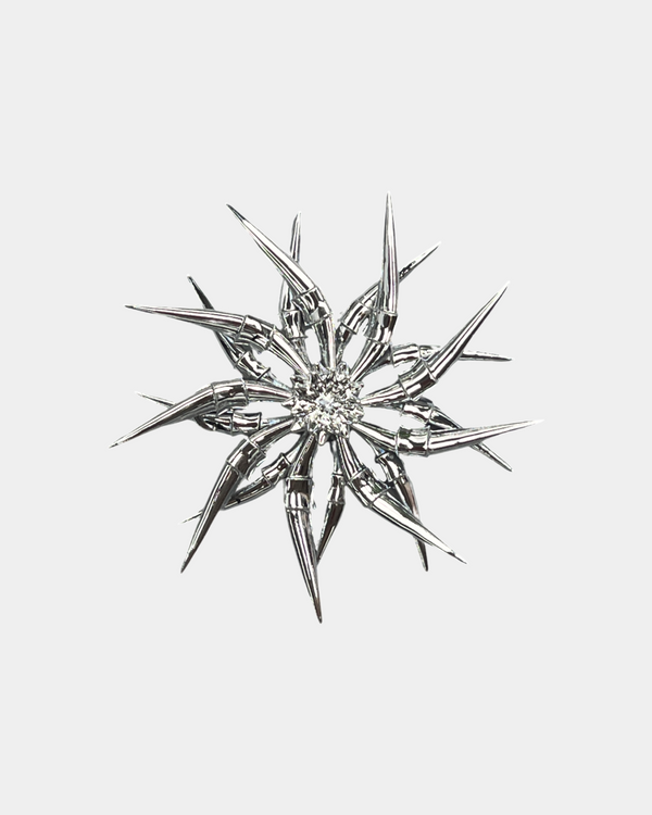 3D Printed Snowflake Earrings (Pair)