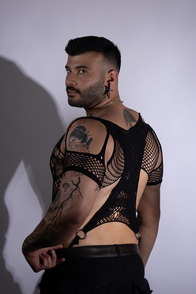 Black Combat Bodysuit