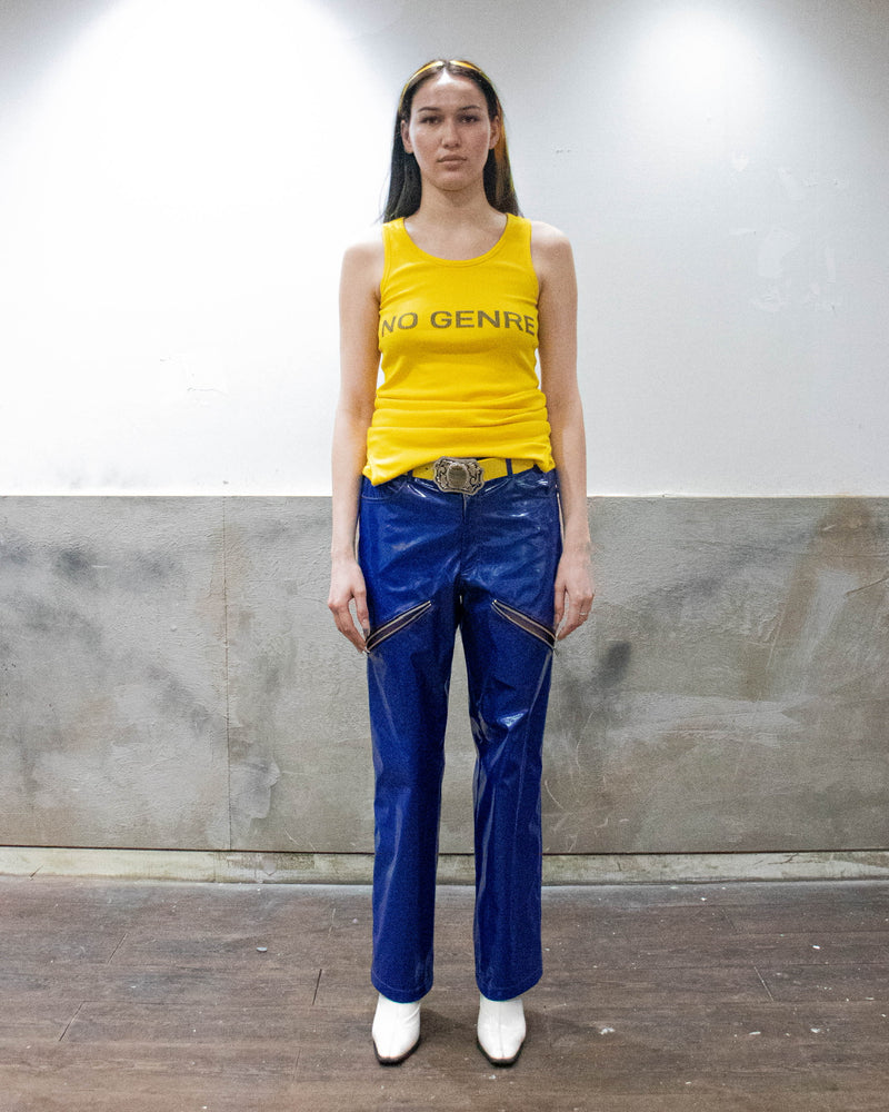Sad Zip Latex Pants