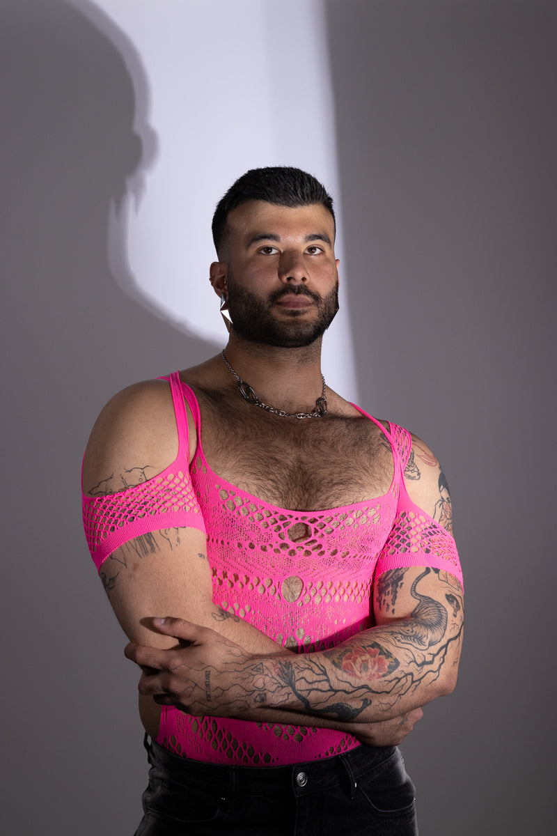 Pink Combat Bodysuit