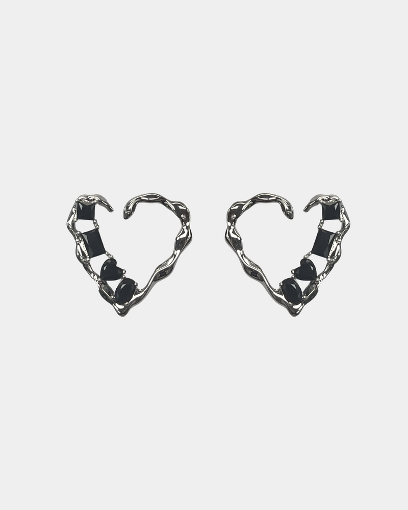 Pierced Heart Earrings