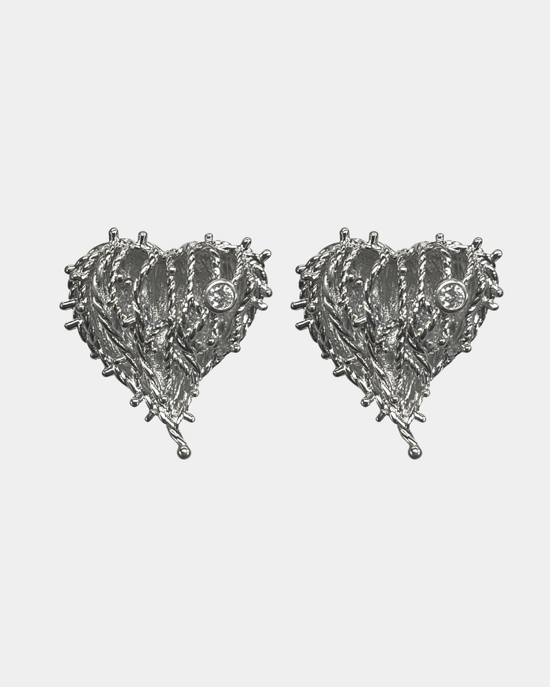 Barbed Heart Earrings