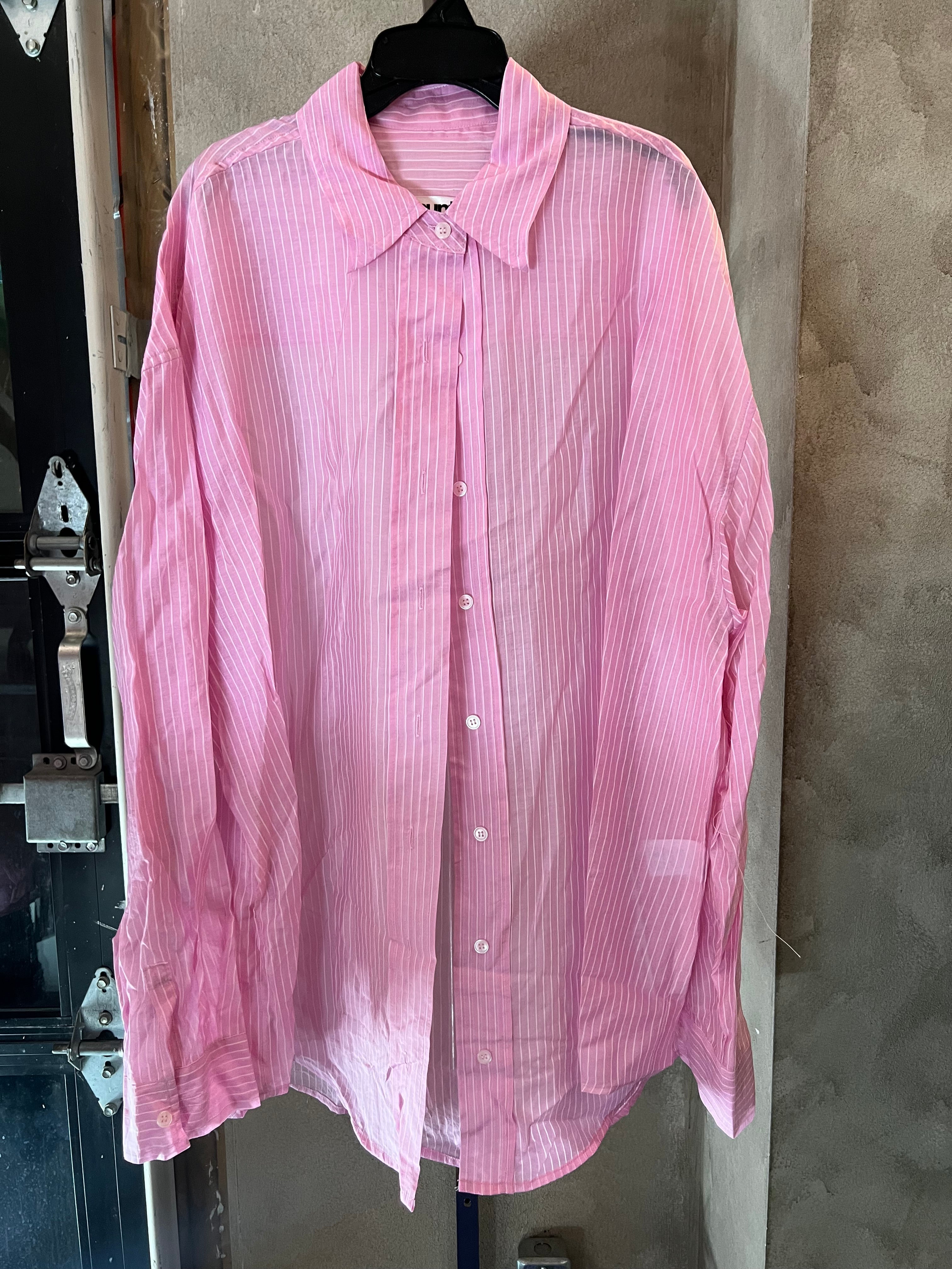 Instore U3 SELECT Pink Pinstripe Button Up Shirt