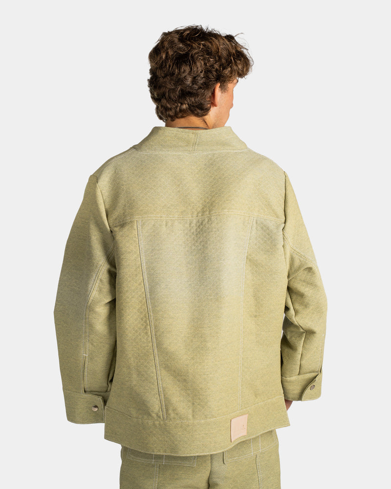 Kimono Denim Jacket Hybrid Creamy Green