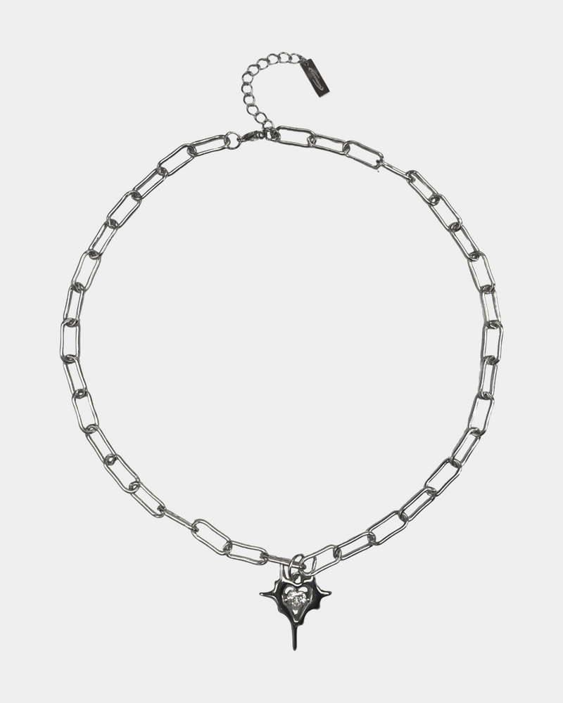 Silver Drip Necklace
