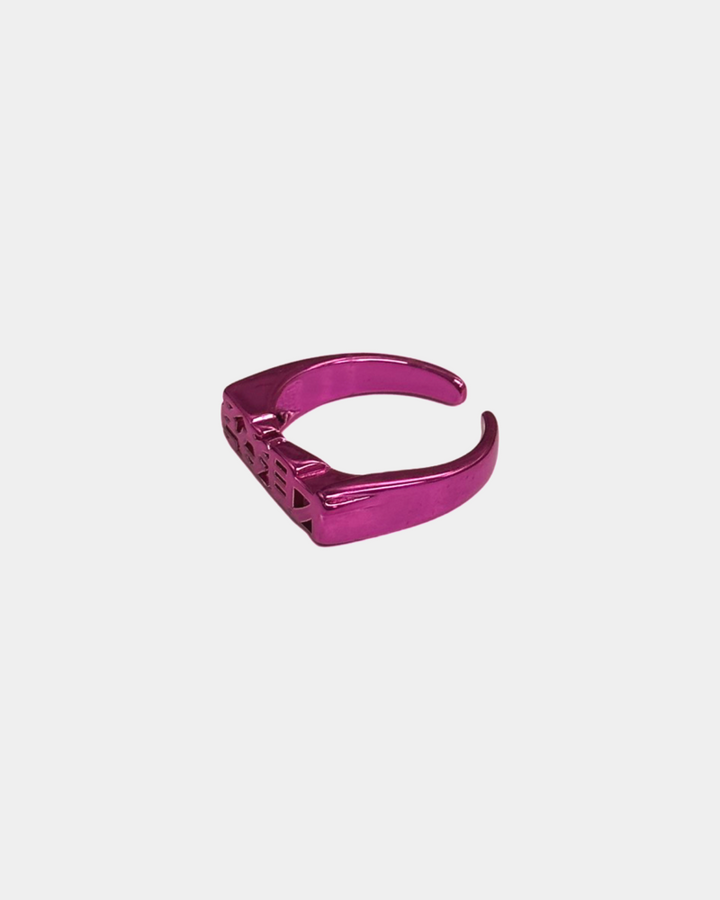 Pink “Get Rich” Ring