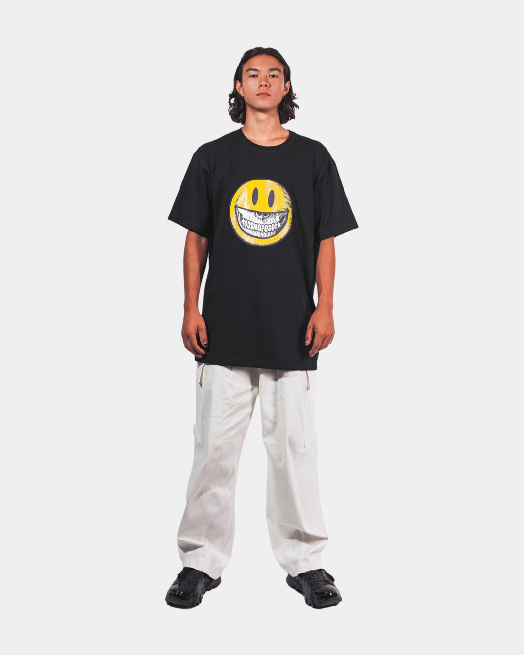 Black Smiley Face T-Shirt