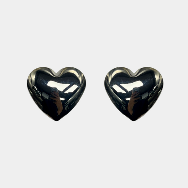 Silver Heart Earrings – U3