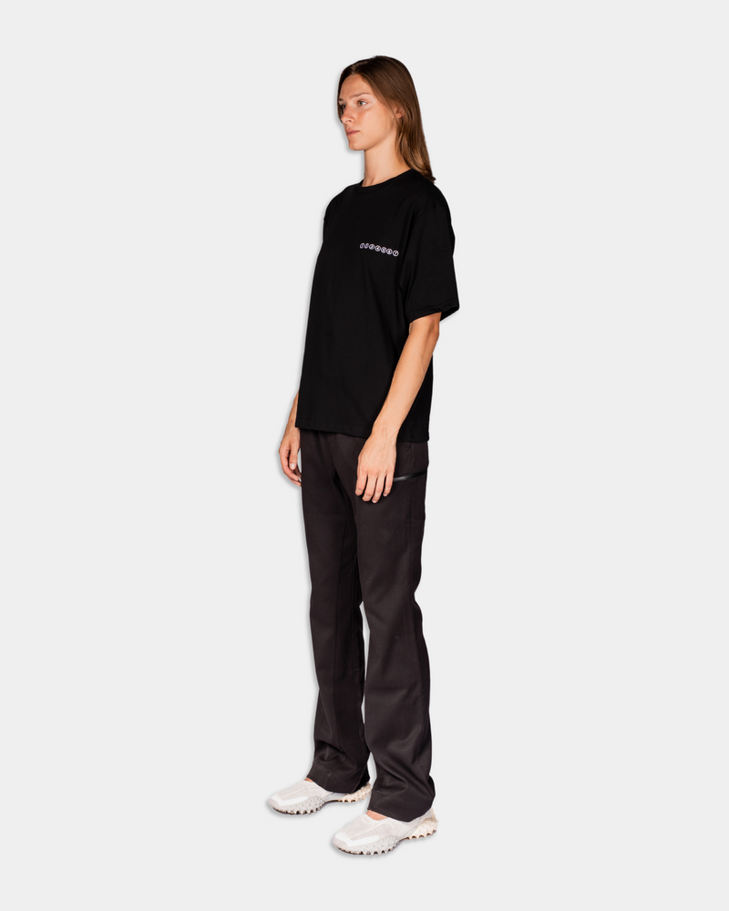 "1-7" Black T-Shirt