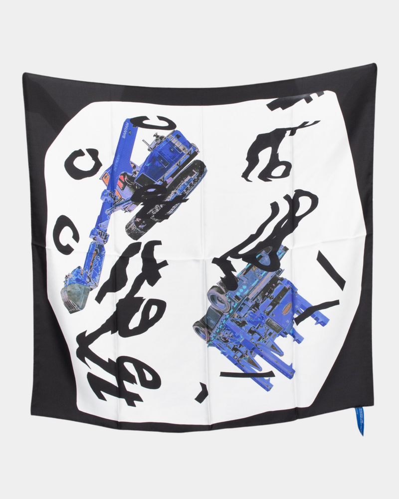 Typeface Silk Scarf