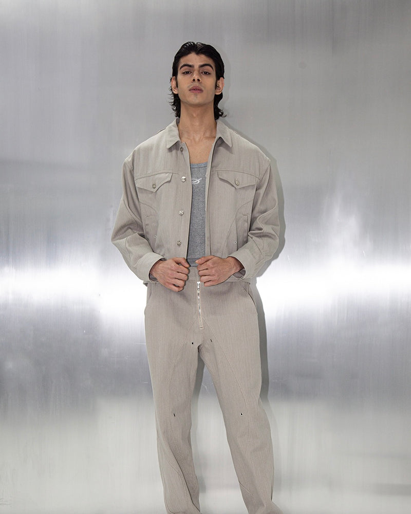Tunnel Lining Denim Jacket