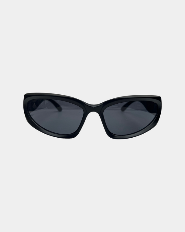 Black Oval Sunglasses